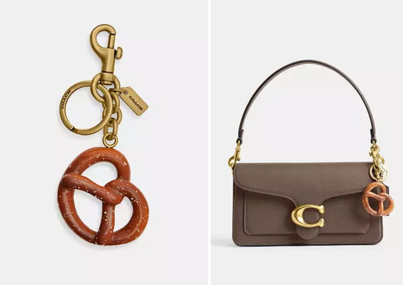 Pretzel charm bolso Coach