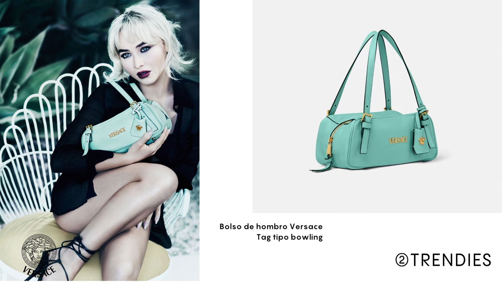 Bolso de hombro colección La Vacanza de Versace