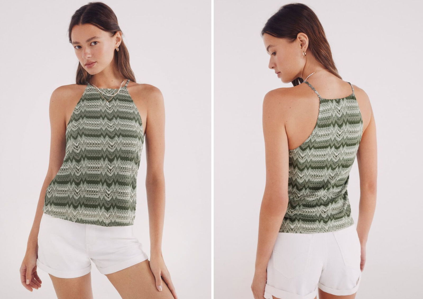 Top escote halter SPRINGFIELD