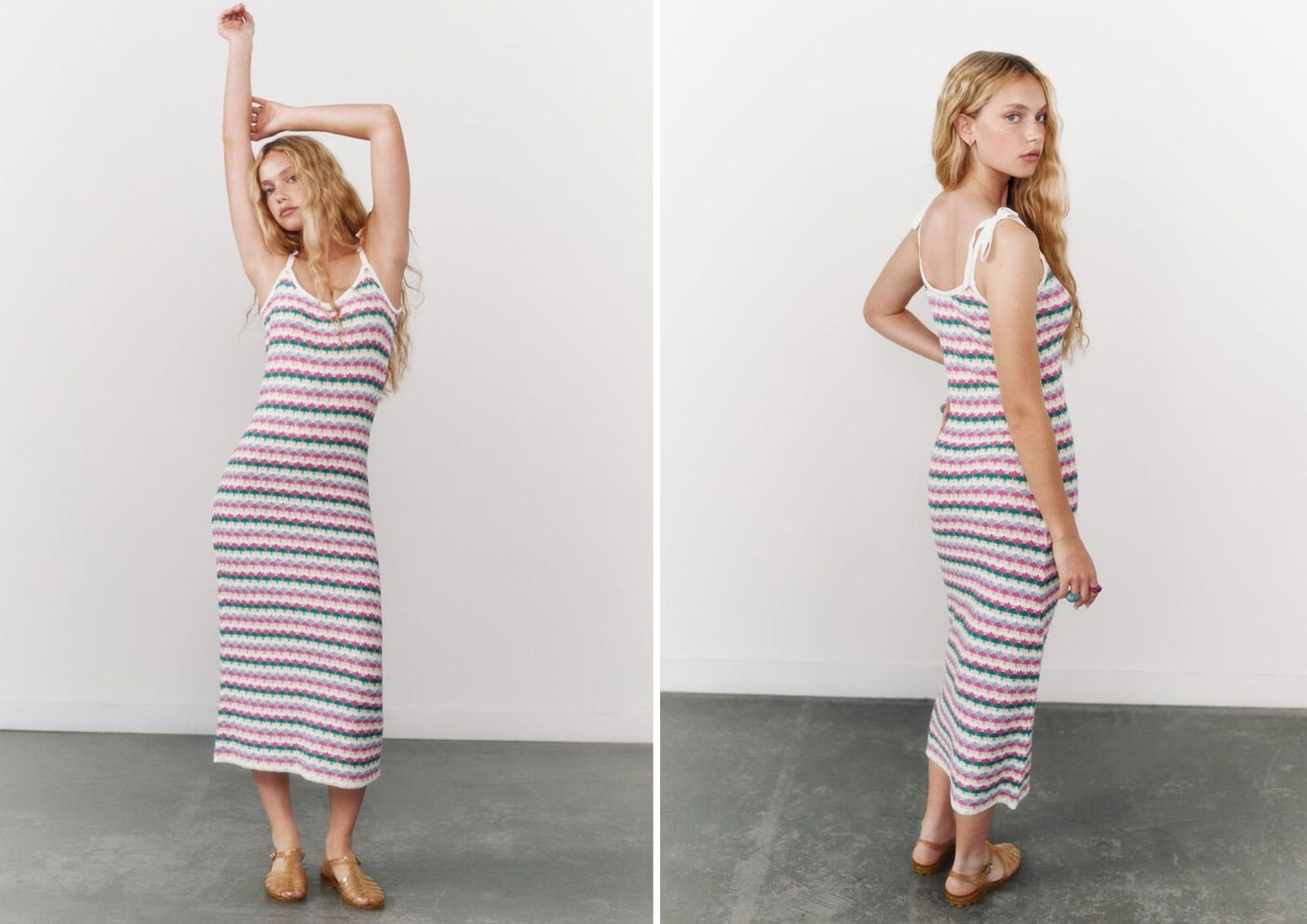 Vestido largo rayas HIGH SPIRITS