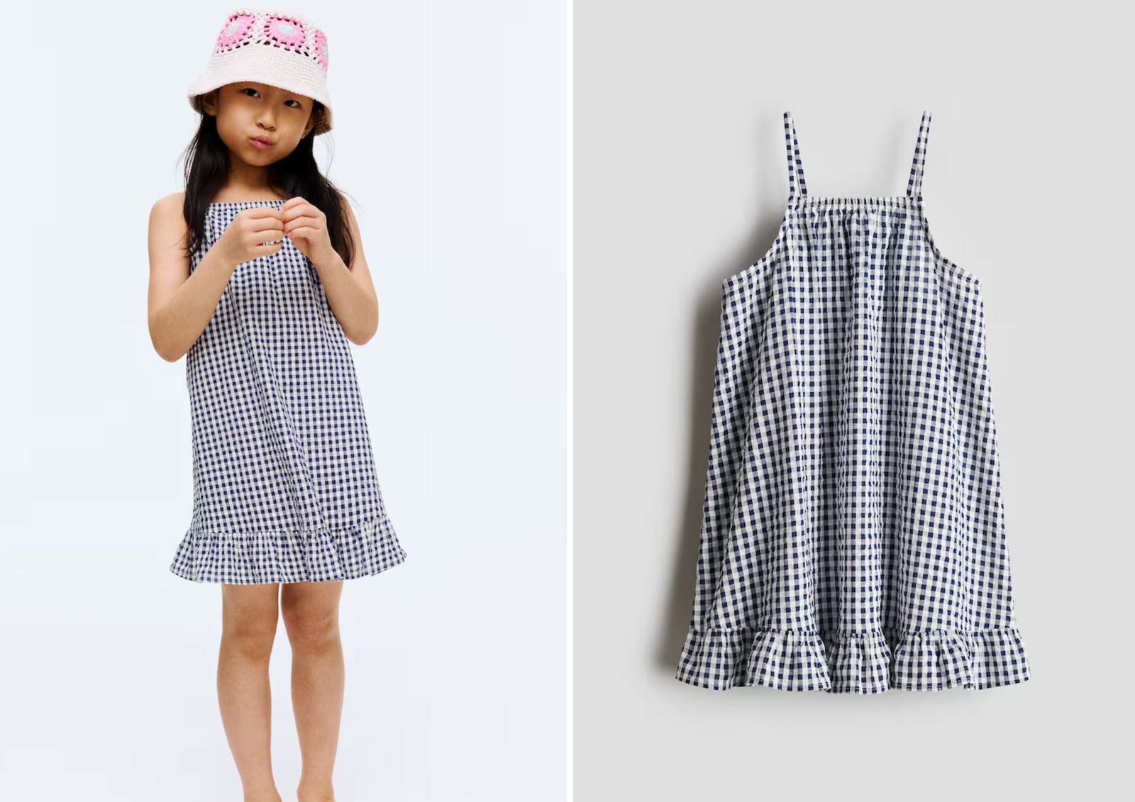 Vestido vichy H&M