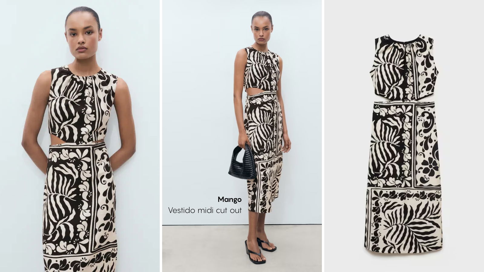 Vestido midi Mango