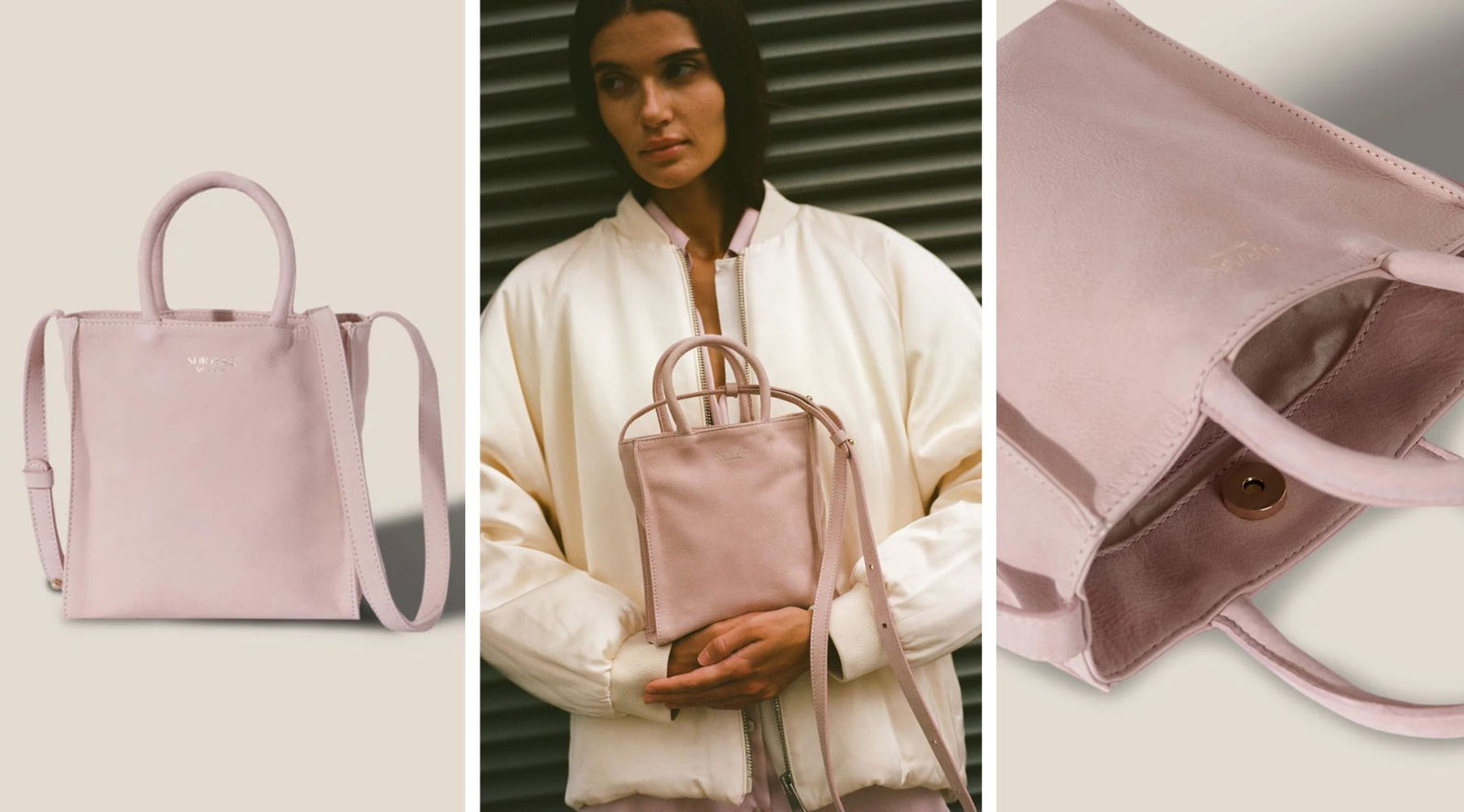 Bolso rosa Sur_Sac