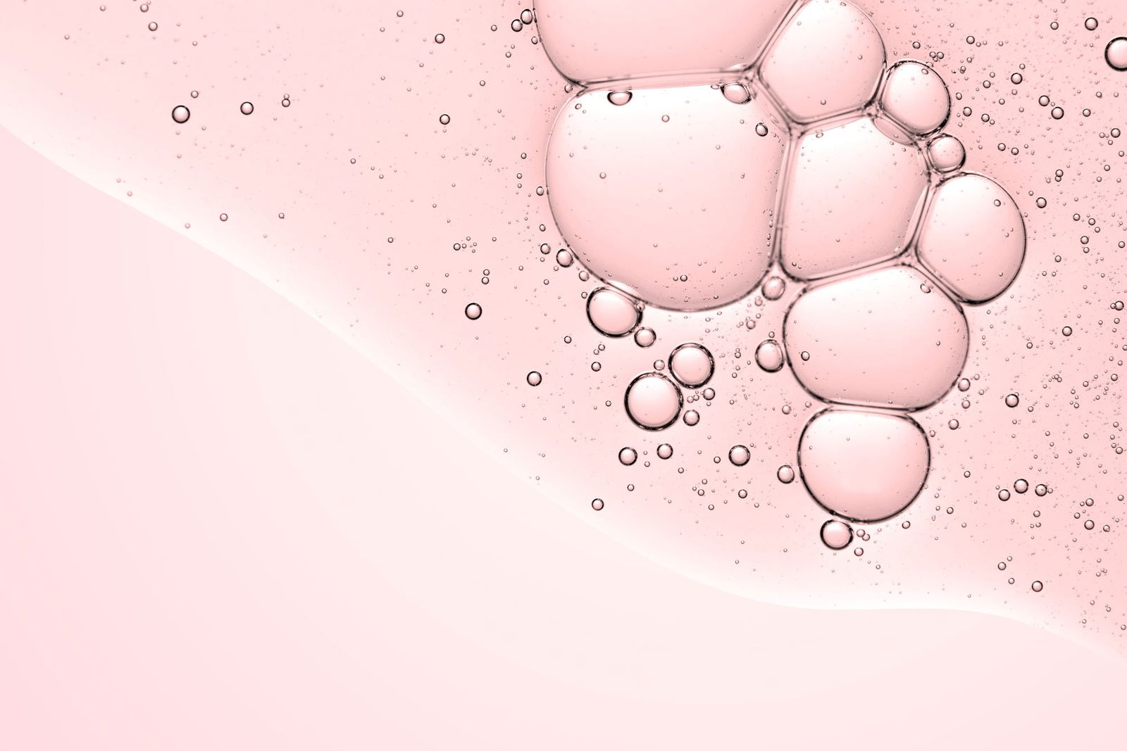 burbujas abstracto química cosmética