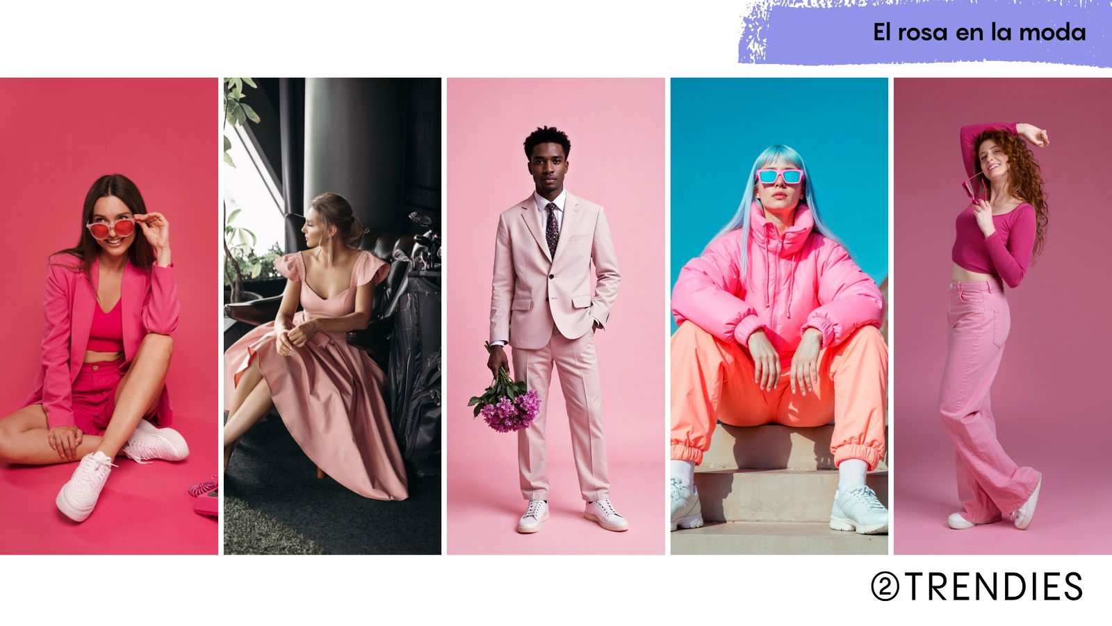 El rosa en la moda