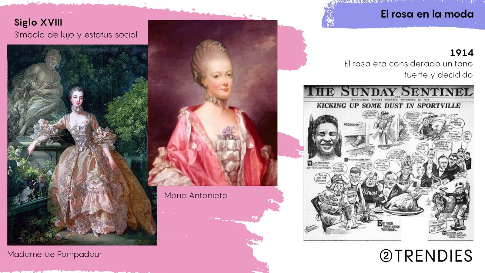 El rosa en la moda