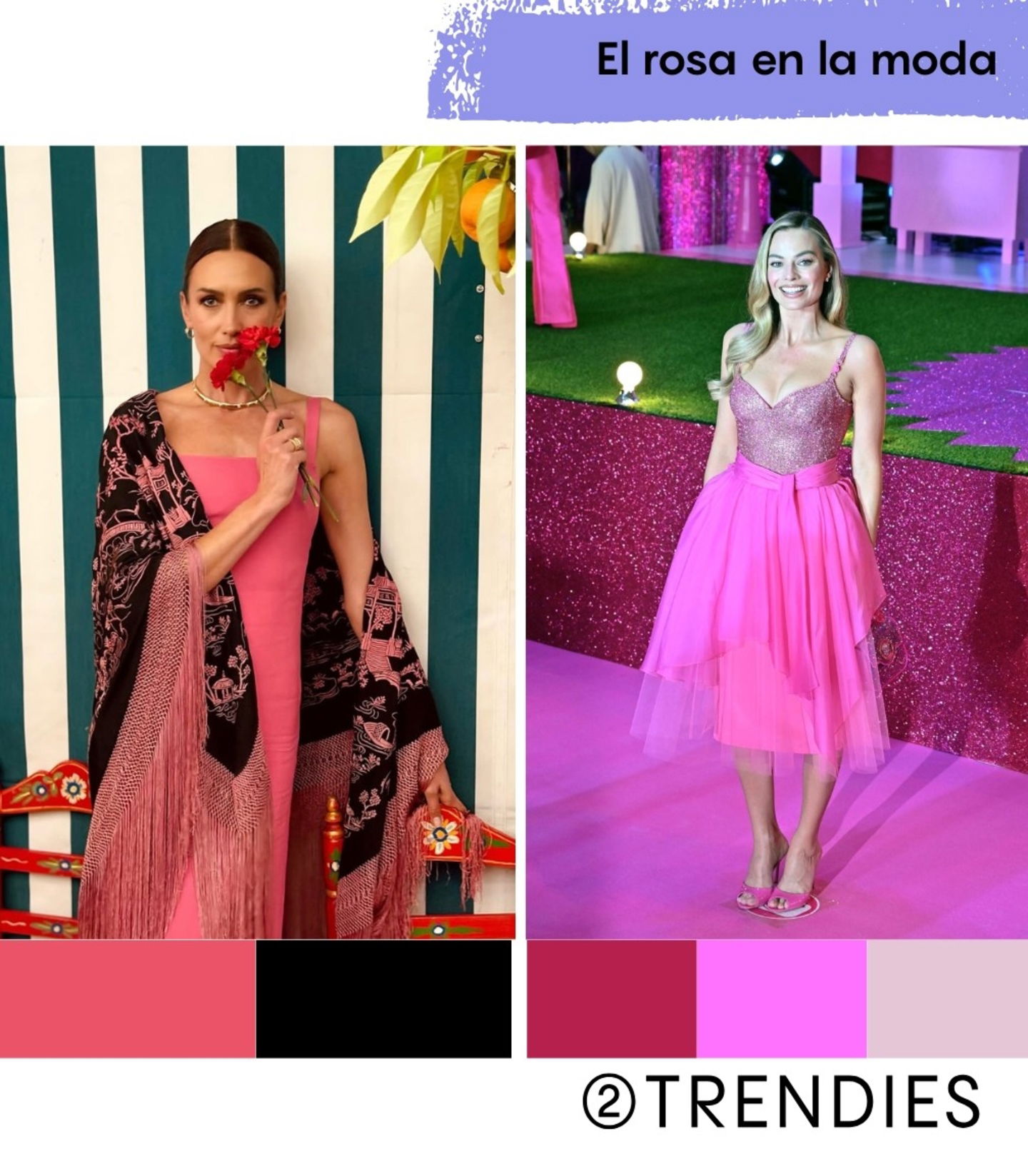 Combinaciones con rosa