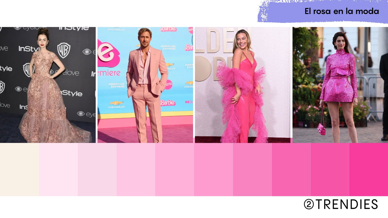 El rosa en la moda