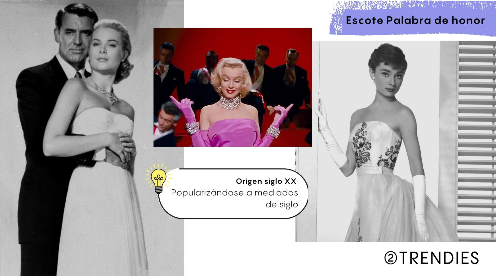 Escote palabra de honor
