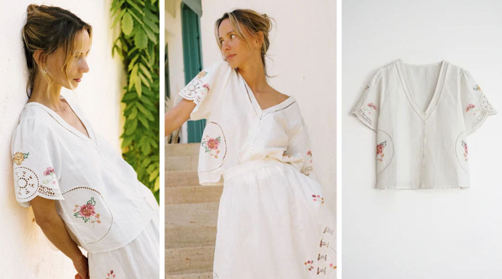 Indi&Cold CAMISA PUNTO DE CRUZ