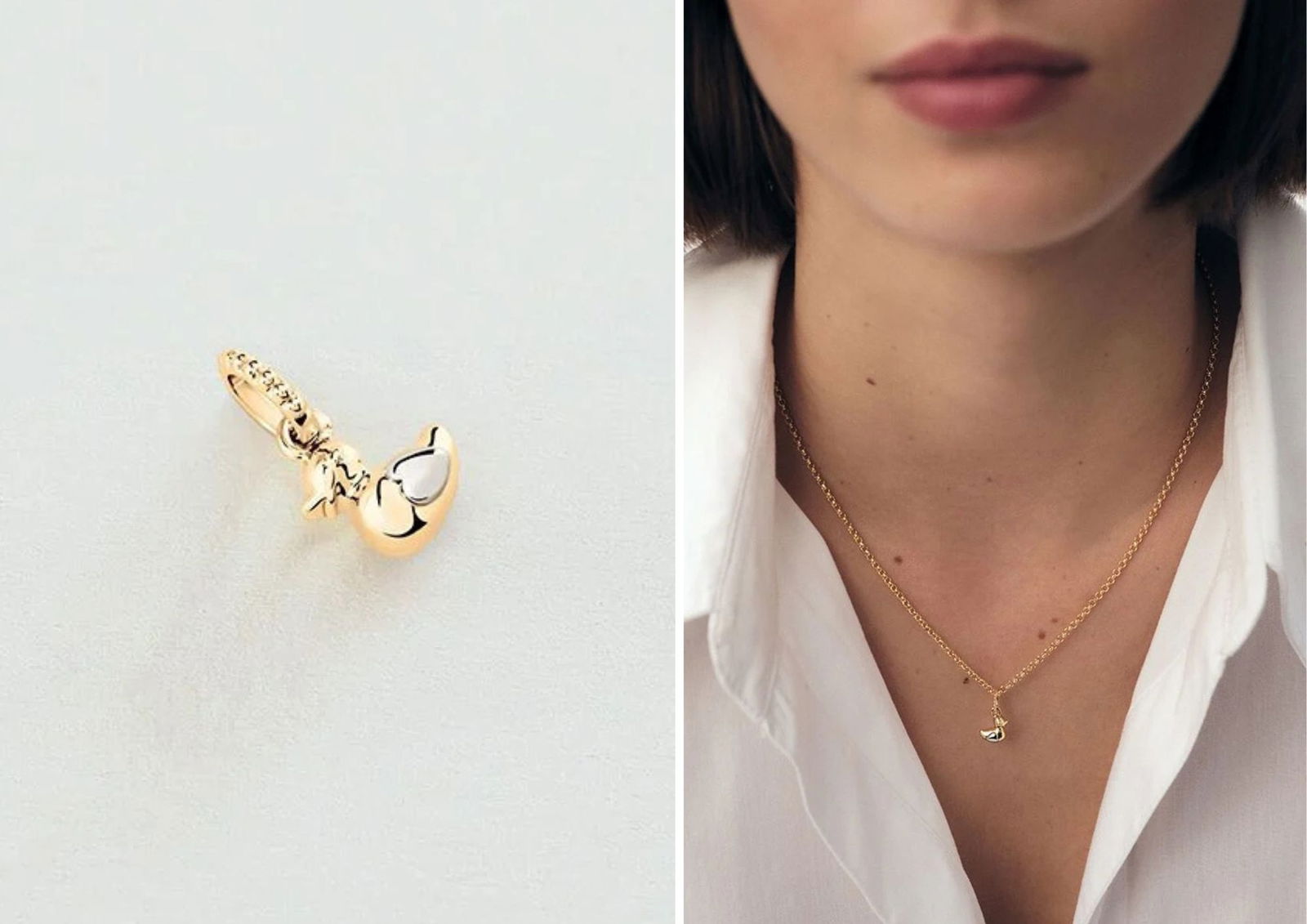 Joyas María Pombo x Agatha Paris collar patitos