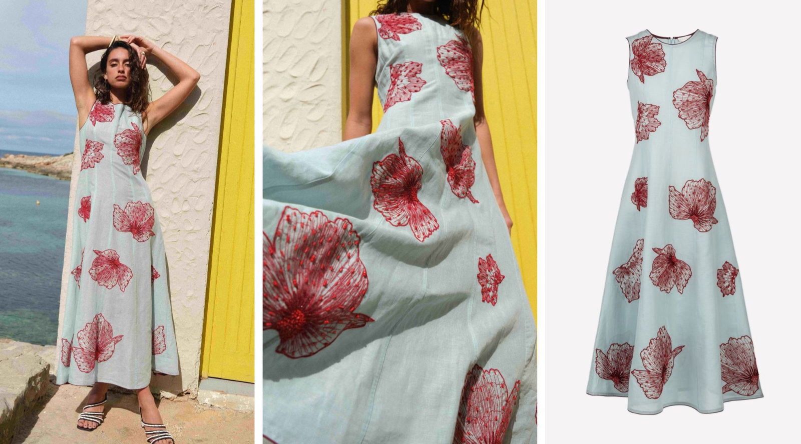Bordados, ligeros y con alma: los vestidos de verano más especiales están en esta firma española