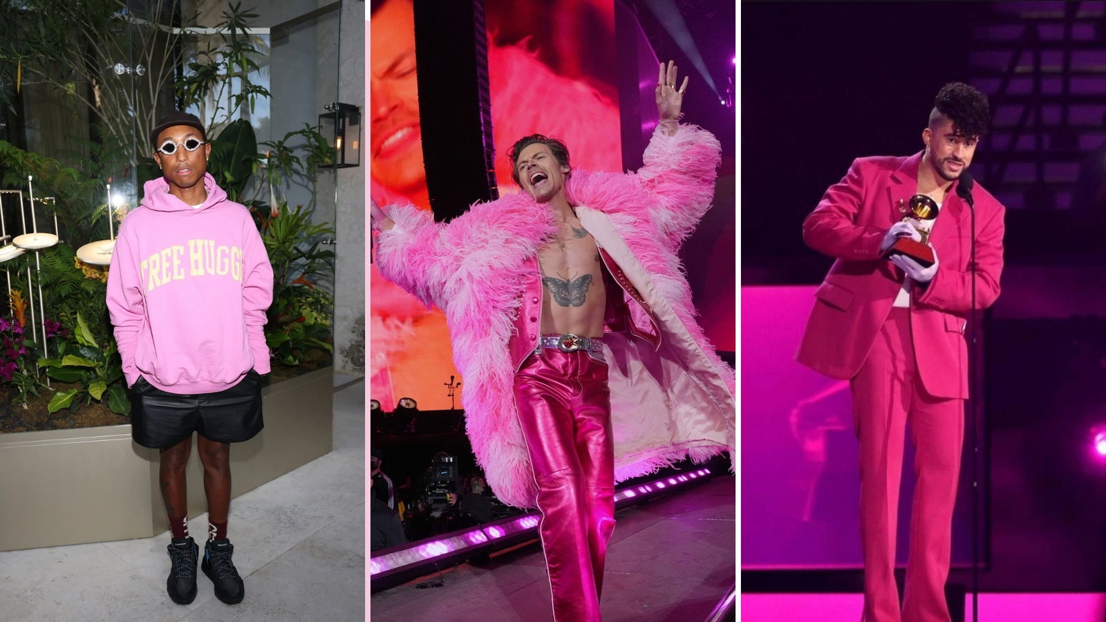 Celebridades usando el rosa