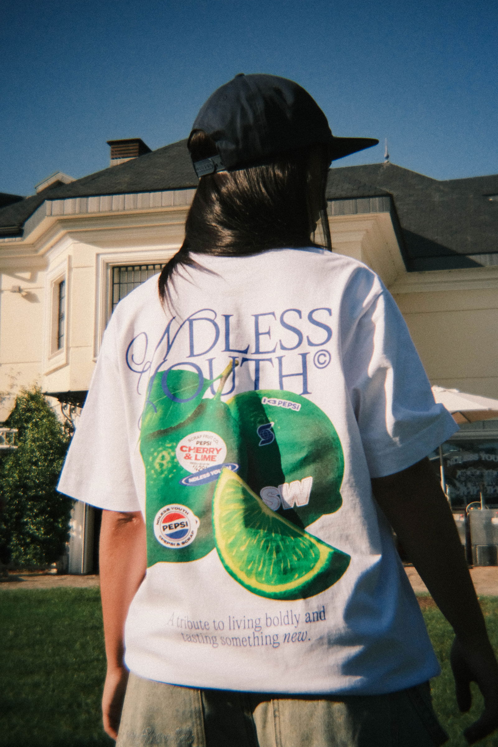 Espalda camiseta lima pepsi