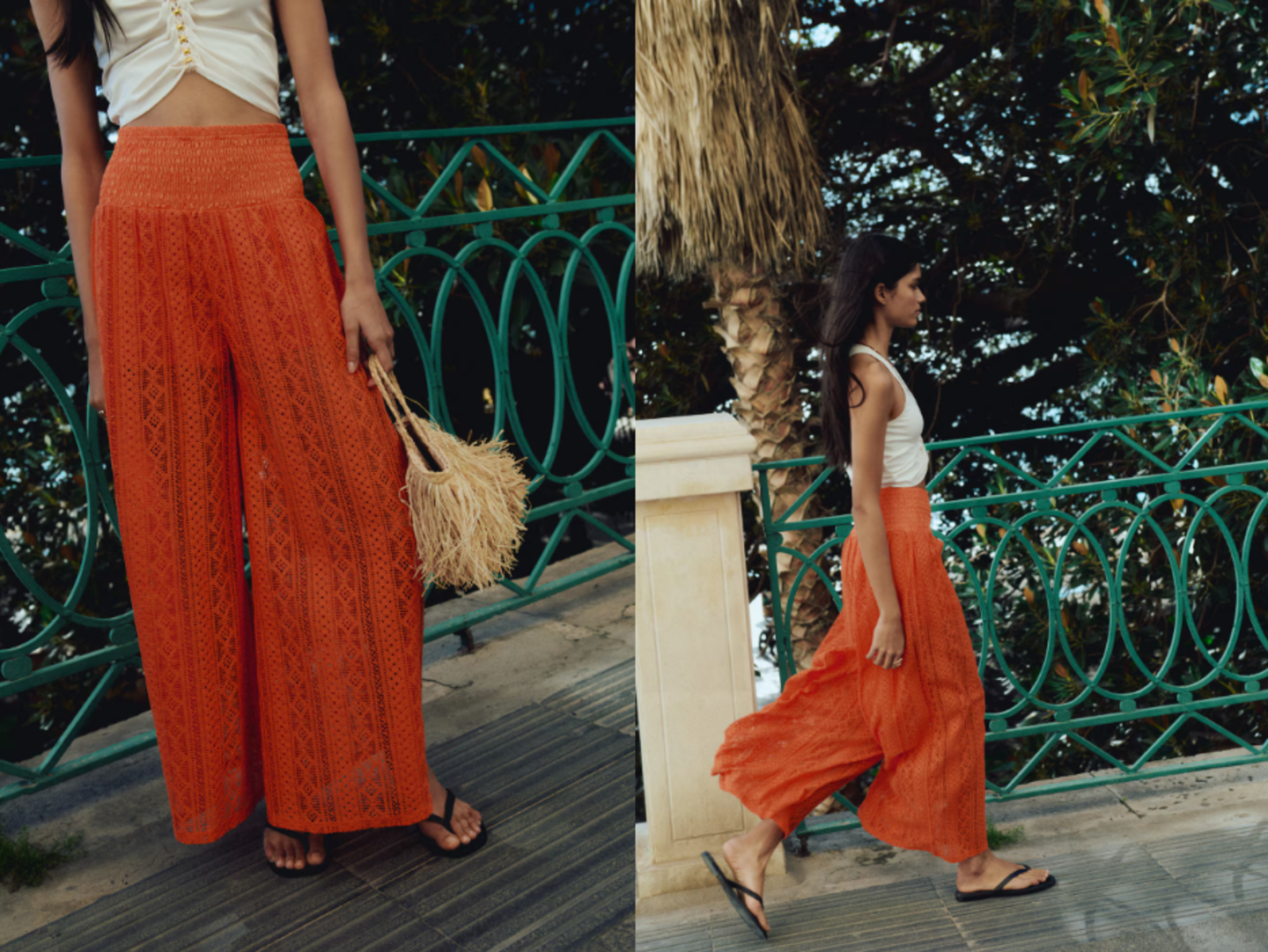 Pantalón palazzo H&M