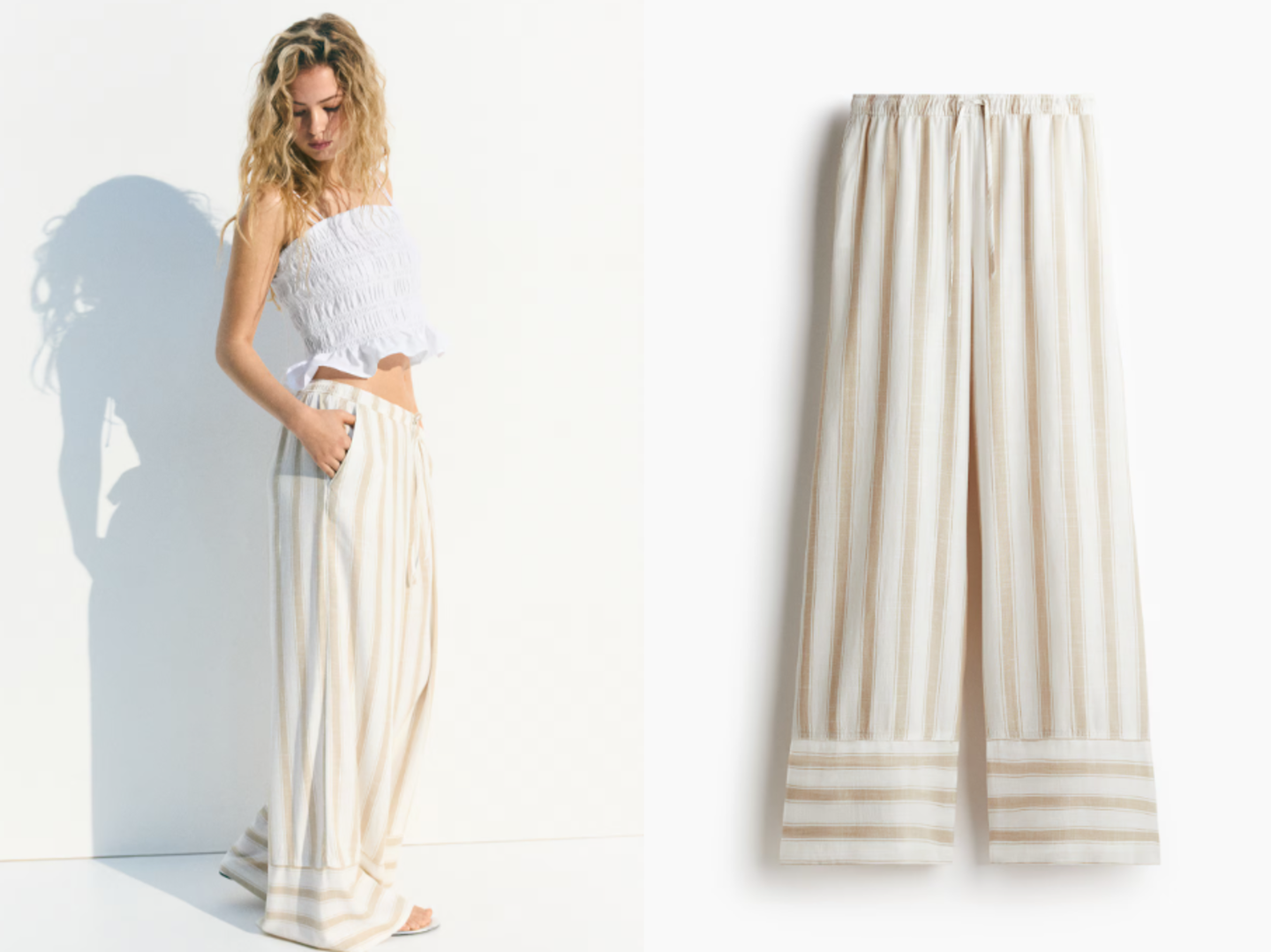 Pantalón palazzo H&M