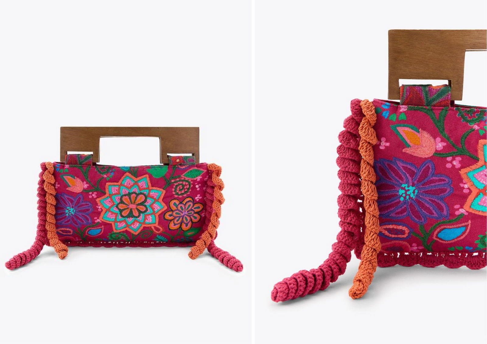 Prendas bordadas de Zara (bolso bordados)
