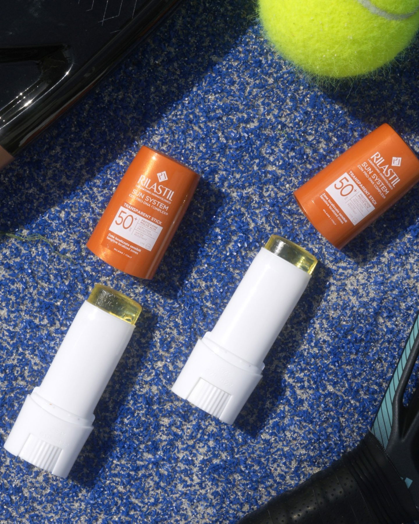Rilastil Sun System Stick Transparente SPF 50+protector solar resistente al agua y al sudor