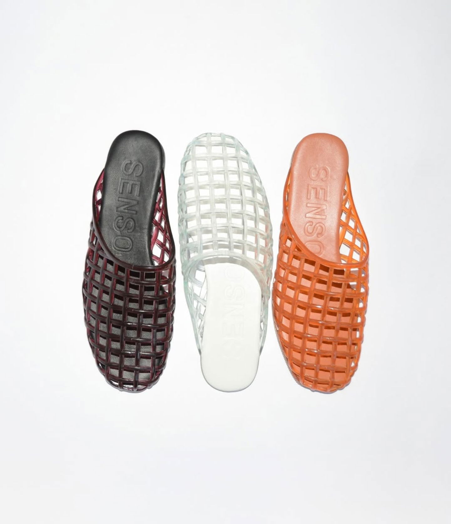 Tendencia jelly shoes tipo mules senso
