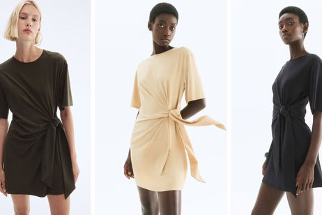 El vestido corto de H&M por menos de 18€ que estiliza y queda bien con todo