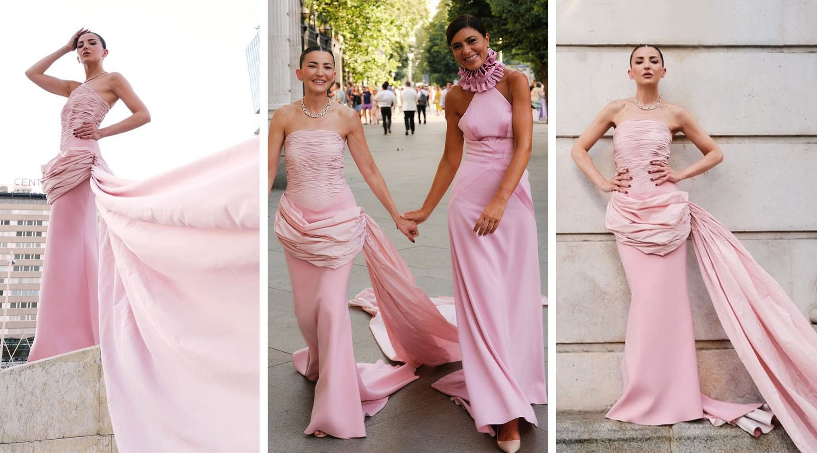 Vestido de Silvia Fernández Atelier para Alexandra Pereira