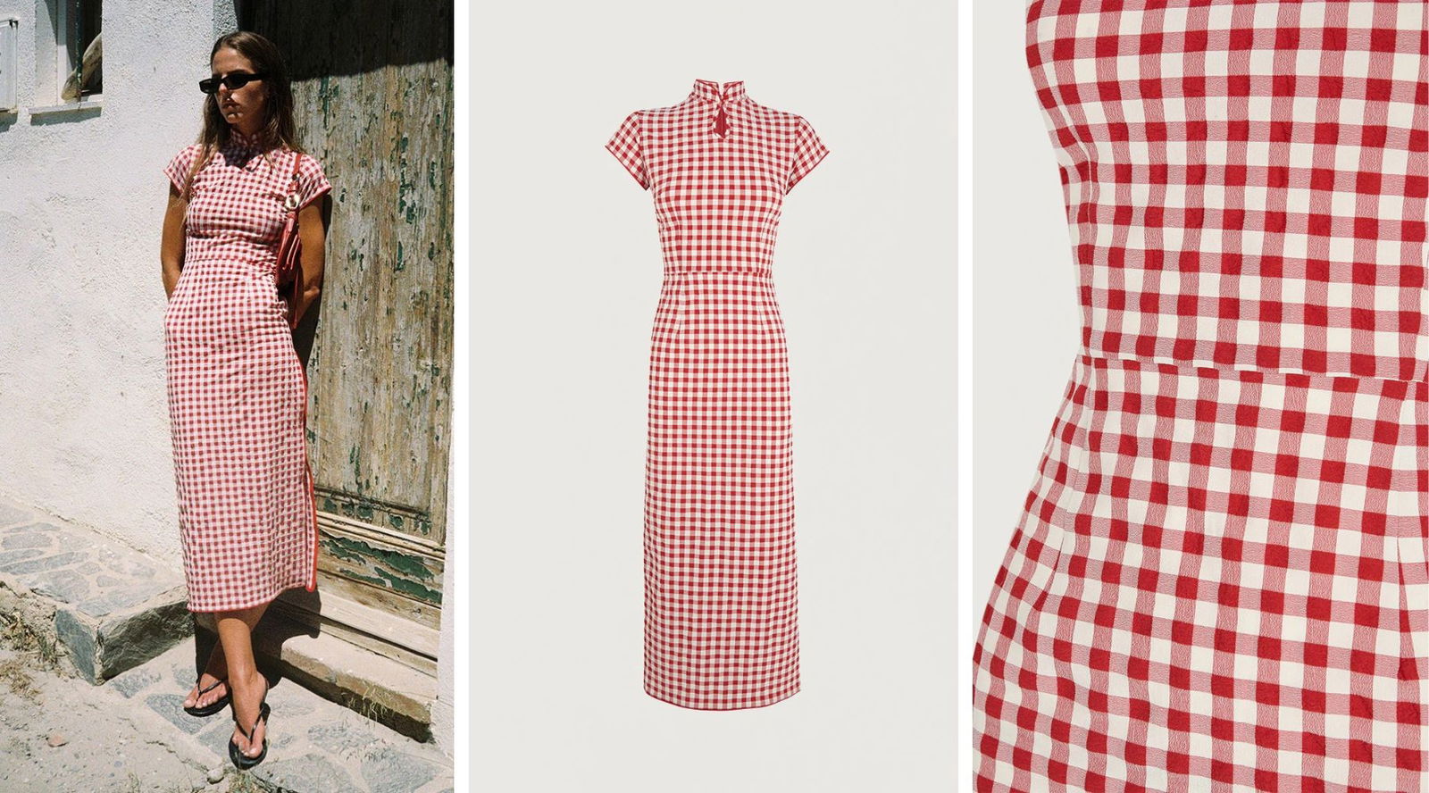 Vestidos estampado vichy Amlul