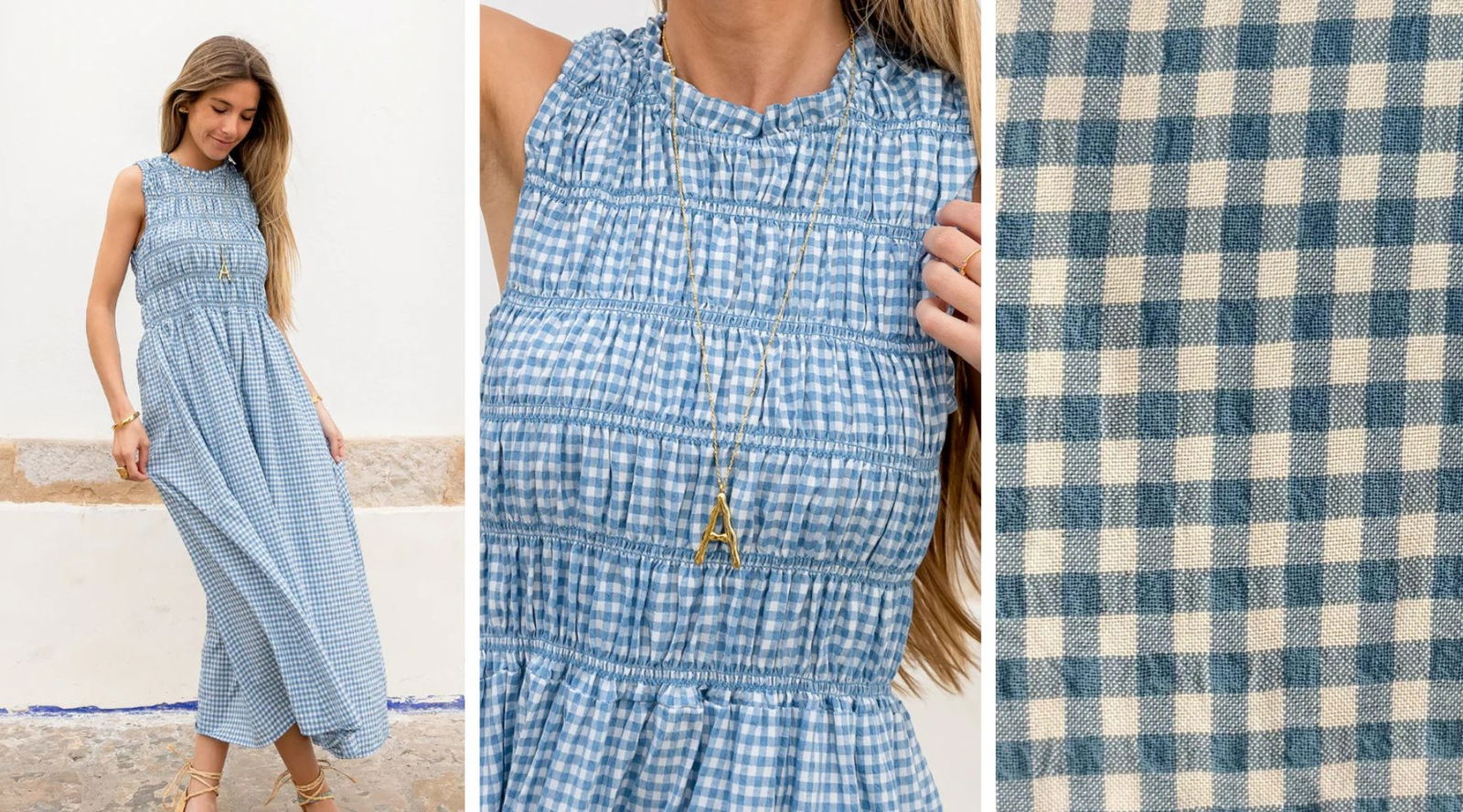 Vestidos estampado vichy Banoffee