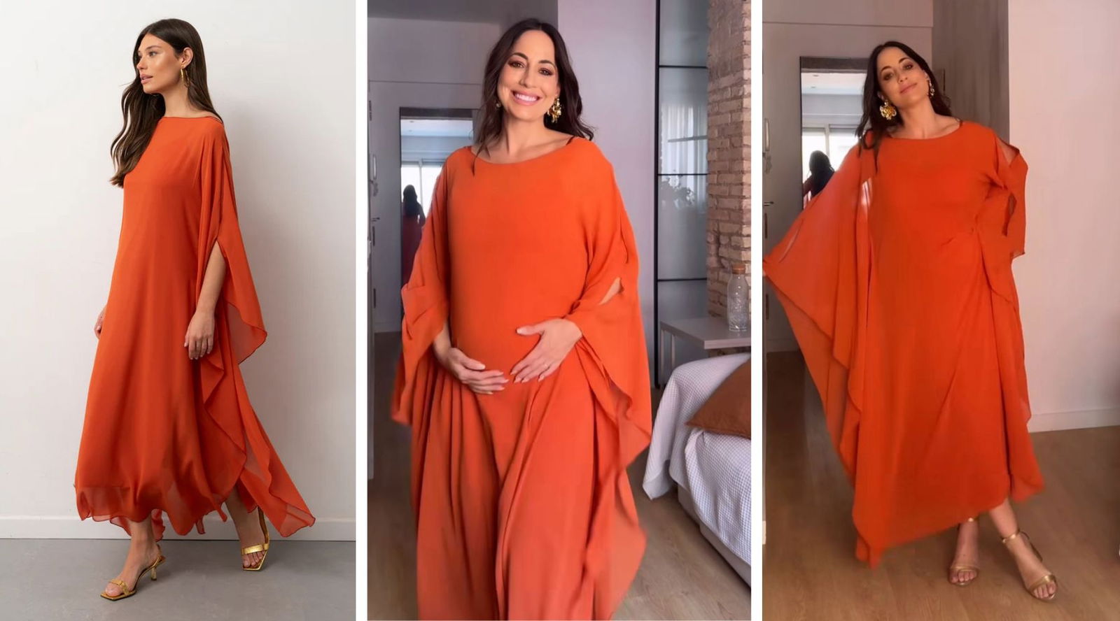 Vestidos invitada boda embarazo Satela (modelo Manola)