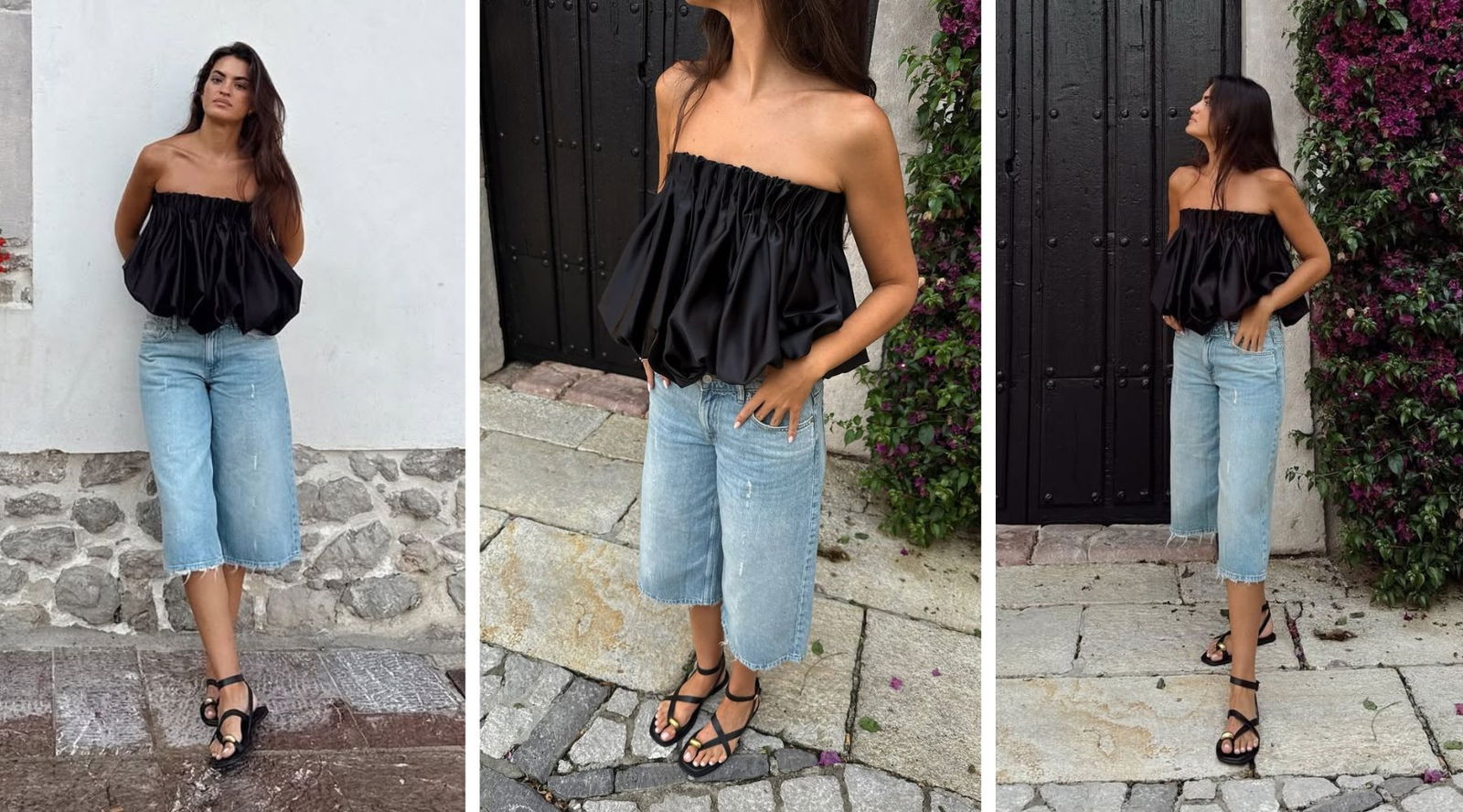 Bermudas denim (o jorts): Marta Lozano se suma a la tendencia con este modelo de Zara