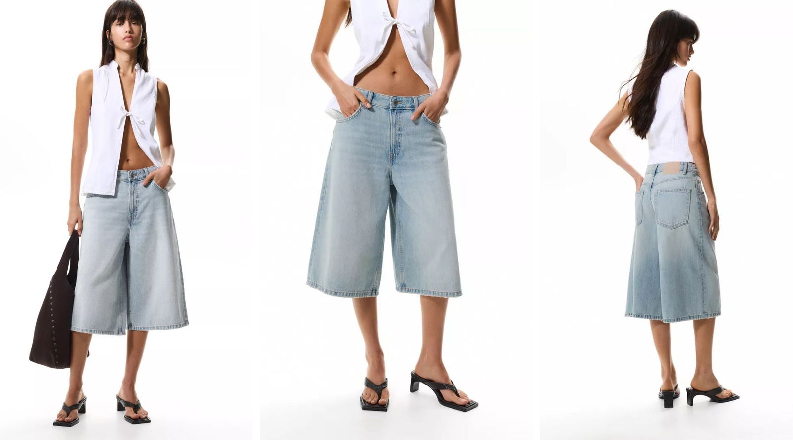 Bermudas denim (o jorts): Marta Lozano se suma a la tendencia con este modelo de Zara