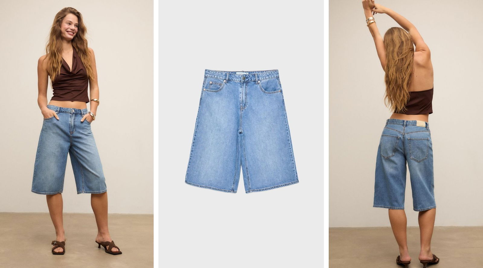 Bermudas denim (o jorts): Marta Lozano se suma a la tendencia con este modelo de Zara