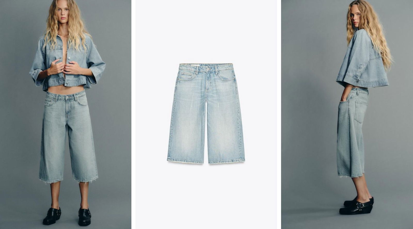 Bermudas denim (o jorts): Marta Lozano se suma a la tendencia con este modelo de Zara