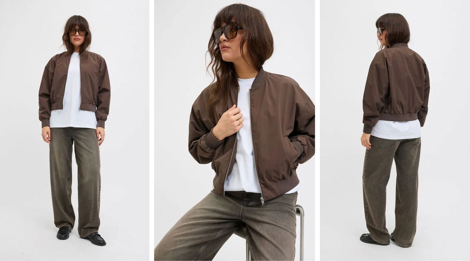Cazadoras marrón chocolate: el básico que veremos en todos los looks de otoño