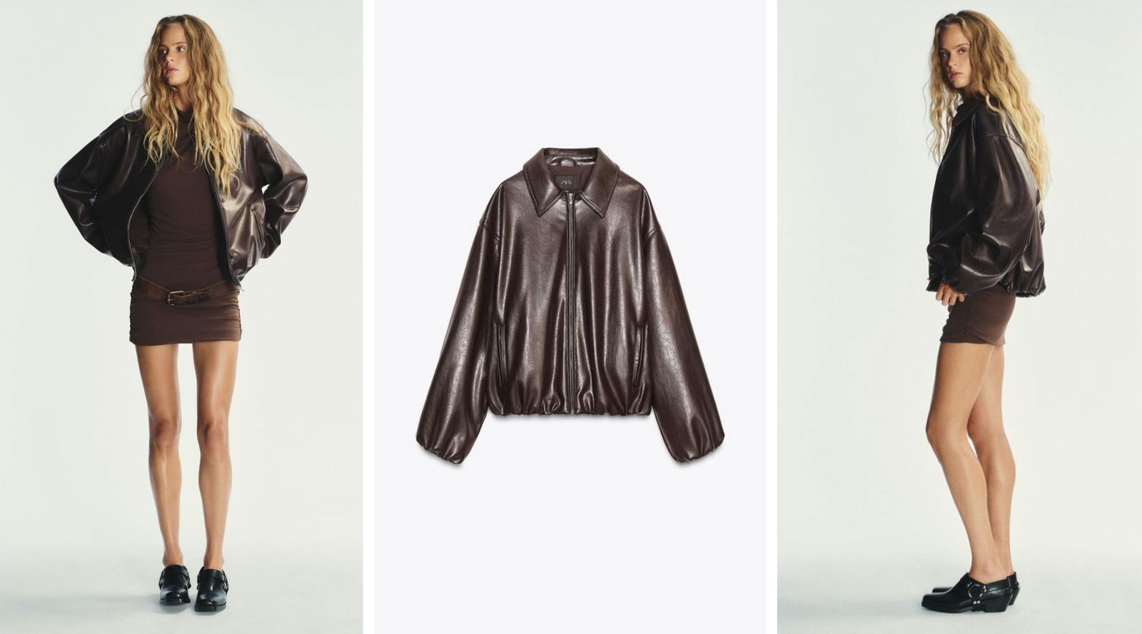 Cazadoras marrón chocolate: el básico que veremos en todos los looks de otoño