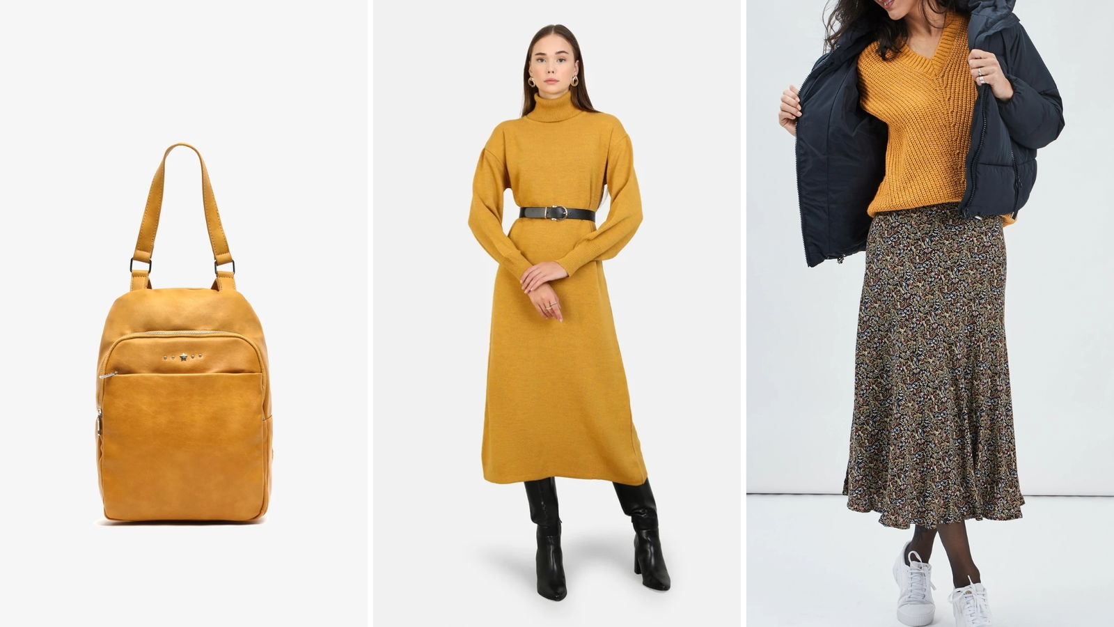 Moda en color mostaza