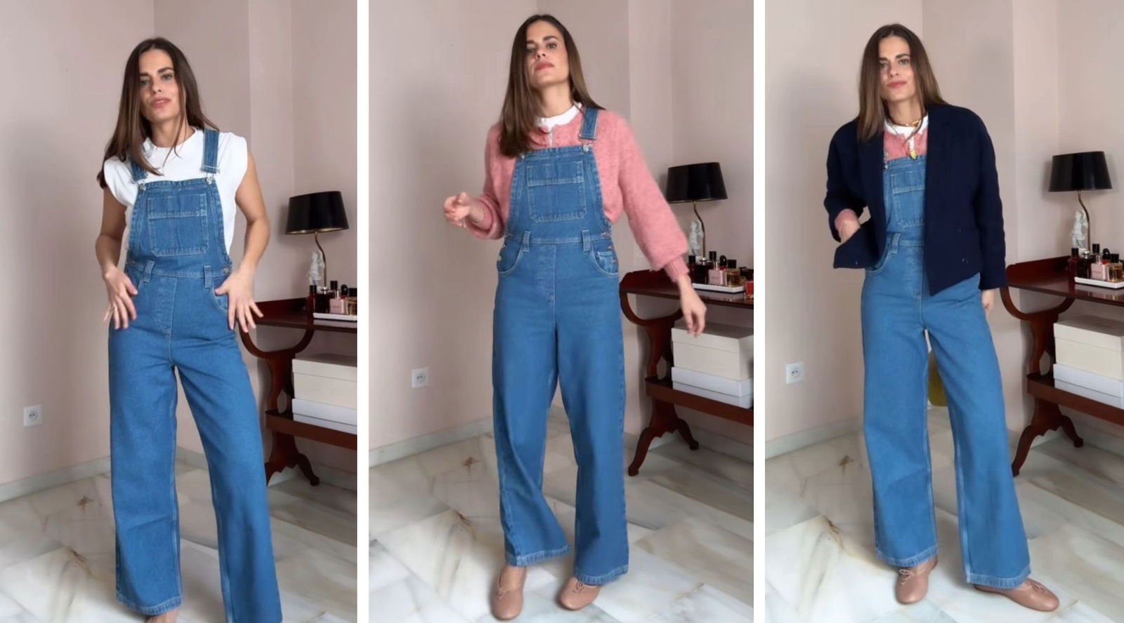 Cómo se lleva el peto vaquero en 2025: del look de verano al layering de otoño