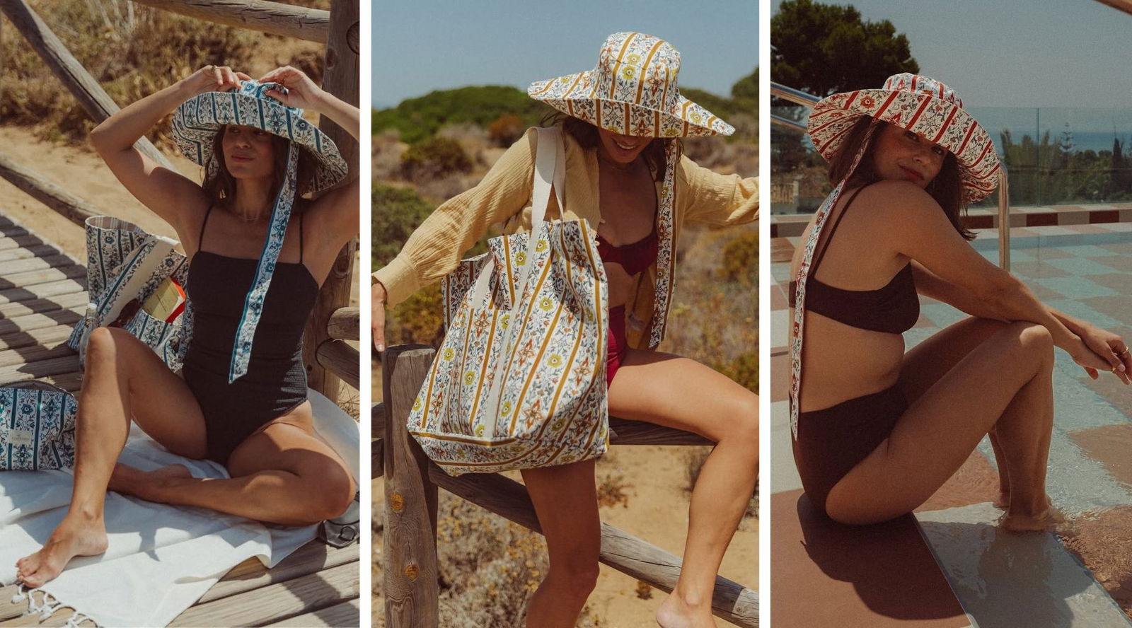 Alexandra Pereira lleva el sombrero y el neceser más bonitos del verano (y son de una marca española)