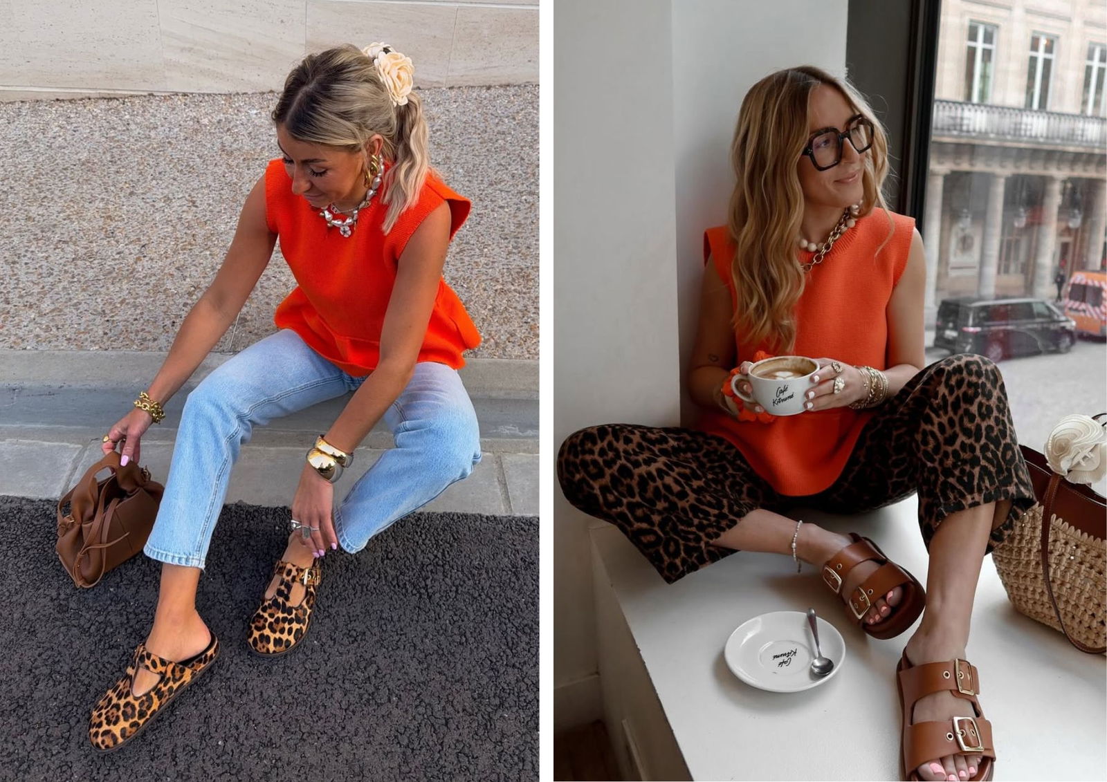 10 prendas naranjas para combinar con estampado de leopardo y acertar este otoño