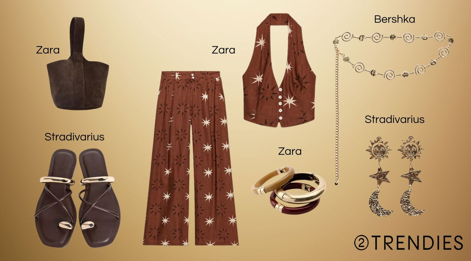 Dos looks de verano de Inditex con bolso de ante que seguirás usando después