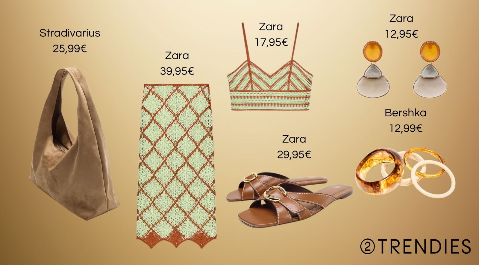 Dos looks de verano de Inditex con bolso de ante que seguirás usando después