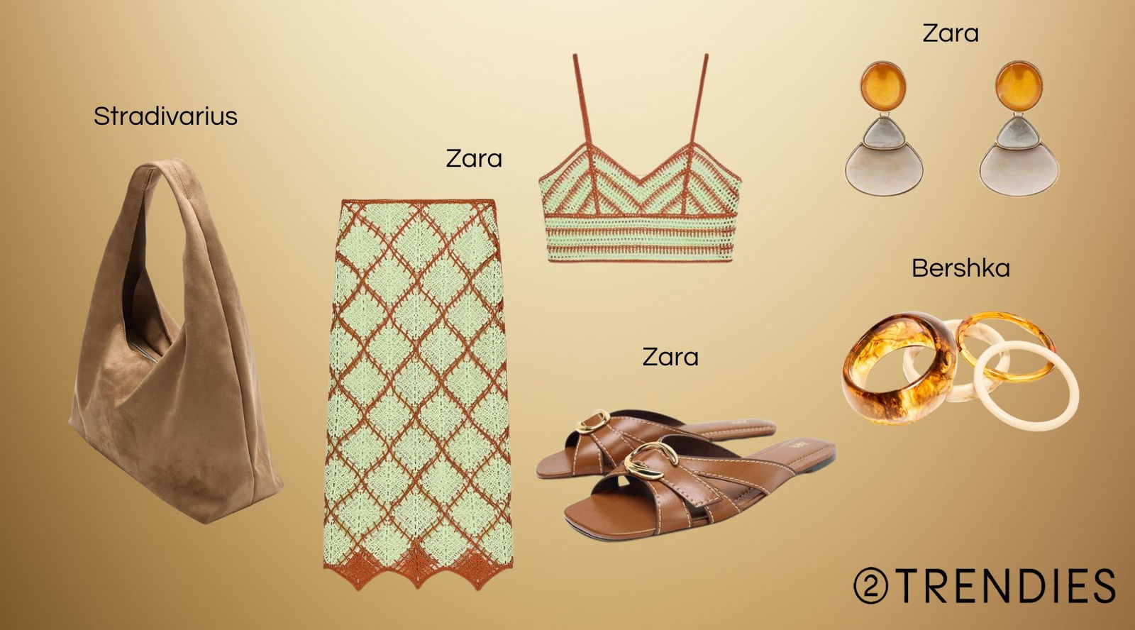Dos looks de verano de Inditex con bolso de ante que seguirás usando después