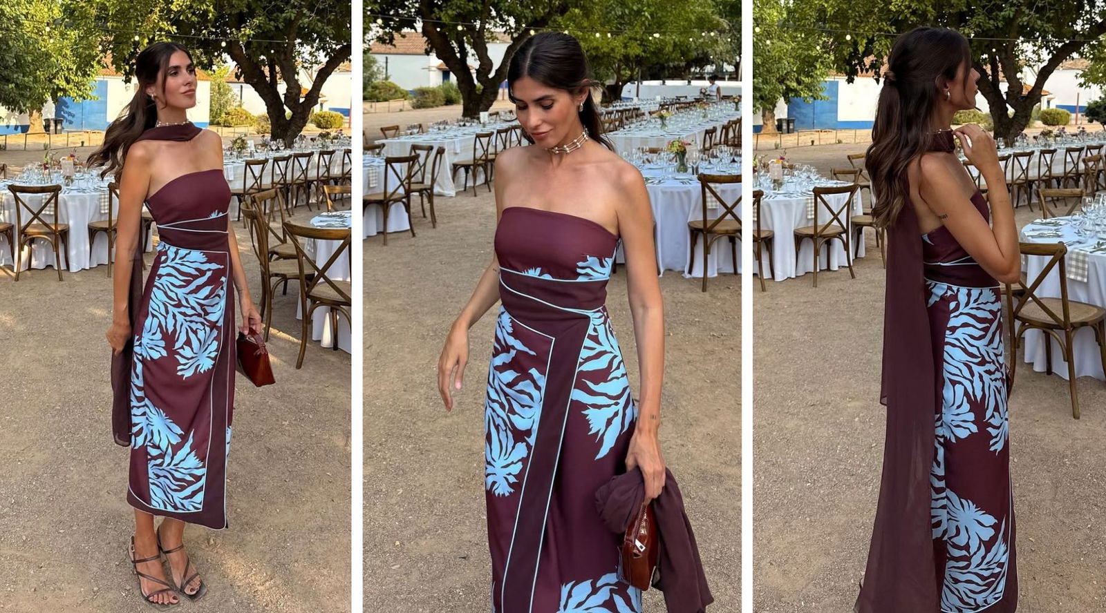 Mery Turiel elige el vestido de invitada más elegante de esta temporada (y es de una marca española)