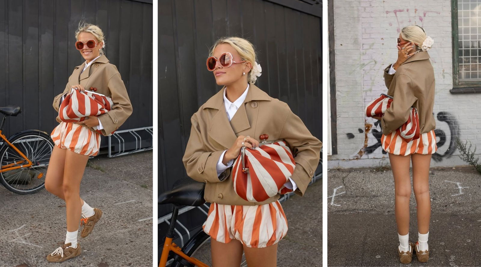 Los pantalones icónicos de La Veste tienen versión corta (así los vimos en Copenhague)