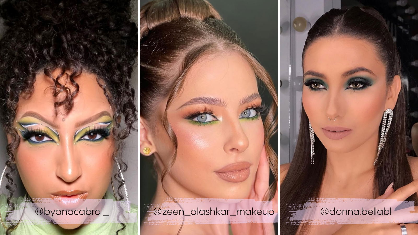 Maquillaje ojos verde