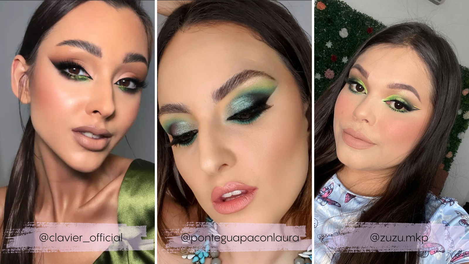 Maquillaje ojos verde