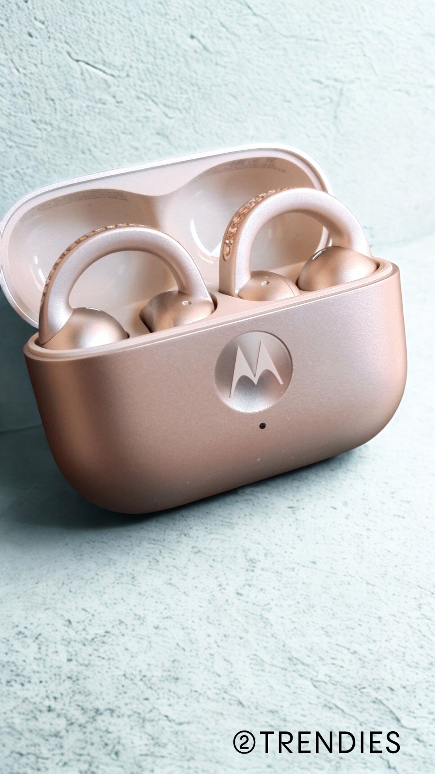 Moto buds loop Crystals by Swarovki