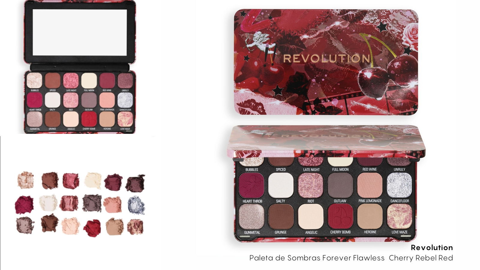 Paleta de sombras de ojos de Revolution
