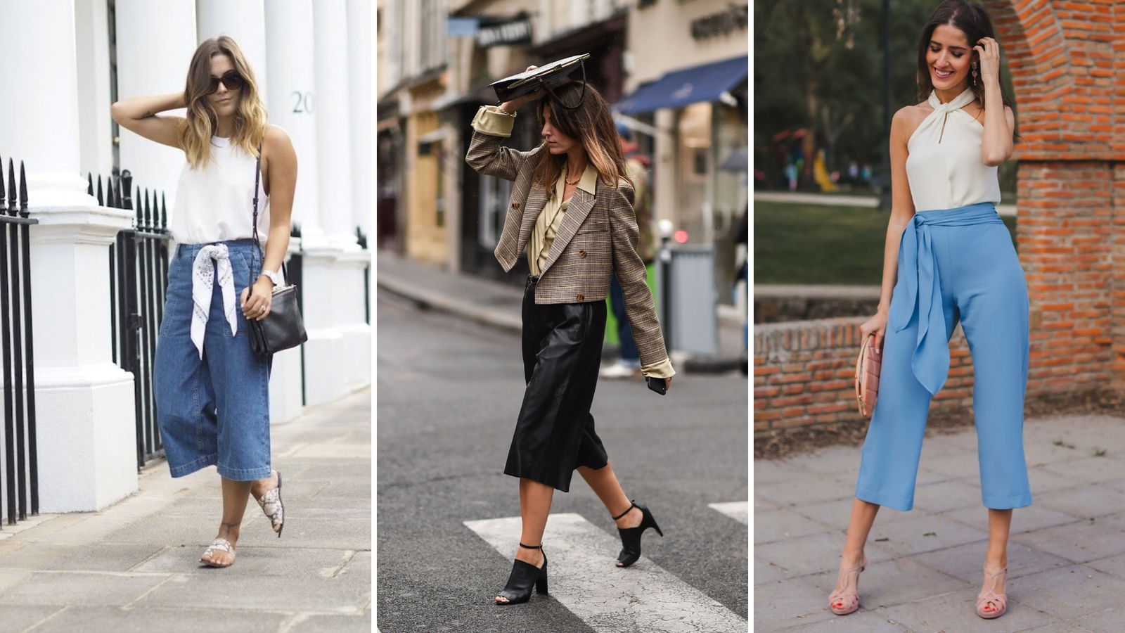 Estilos pantalón culotte