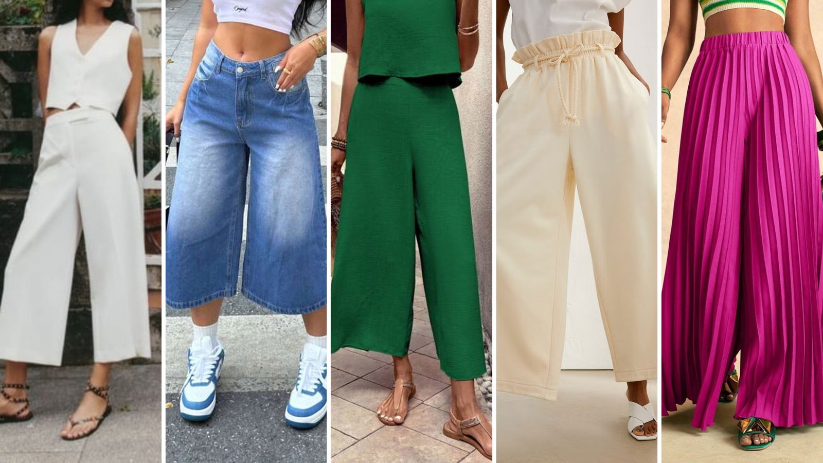Tipos de pantalón culotte