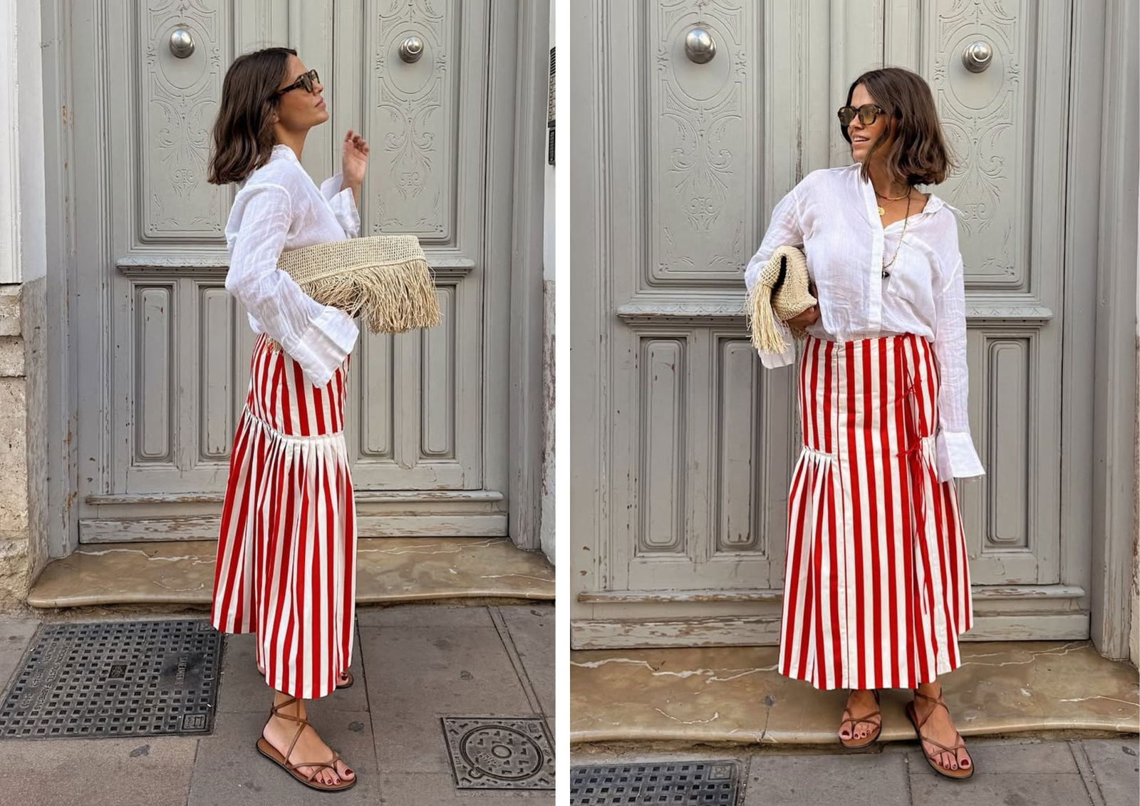Así llevan las rayas Mery Turiel y Jessie Chanes lejos del típico look marinero